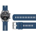 Aligator Watch Straps 22 silikonový řemínek, Blue 22AW0004 – Zboží Mobilmania