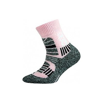 Voxx dětské ponožky Traction zimní lyžařské světle růžové