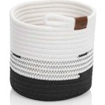 Kela Košík Hedda 18 cm směs bavlna/polyester bílo-černá KL-24454 – Sleviste.cz