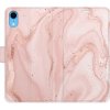 Pouzdro a kryt na mobilní telefon Apple Pouzdro iSaprio iPhone XR Rose Gold Marble