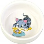 Trixie miska keramická kočka s motivem 0,3 l 11 cm – Zboží Mobilmania