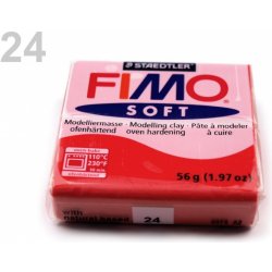 Fimo Staedtler Soft červená 56 g