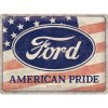 Obraz Nostalgic Art Plechová cedule Ford American Pride 30 cm x 40 cm