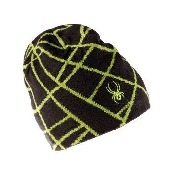 Spyder Fracture Mens Ski Beanie Hat black /Green