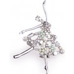 Prima-obchod Brož s broušenými kamínky baletka 2 crystal mint – Sleviste.cz
