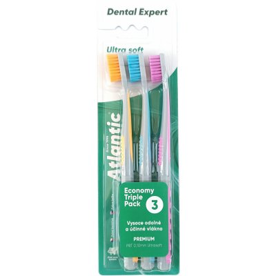 Atlantic Dental Expert Ultra soft 3 ks – Zboží Mobilmania