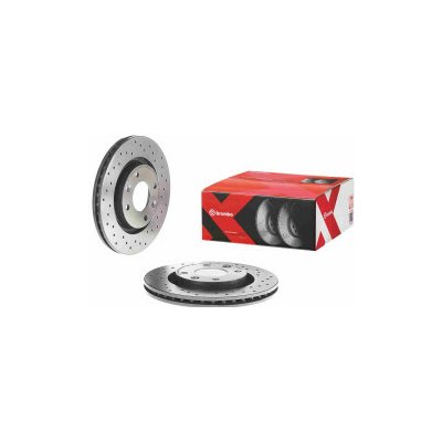 BREMBO Brzdové kotouče XTRA vrtané 09.8695.1X | Zboží Auto