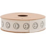 Eulenschnitt Bavlněná stuha Smileys – 5 m, krémová barva, textil – Hledejceny.cz