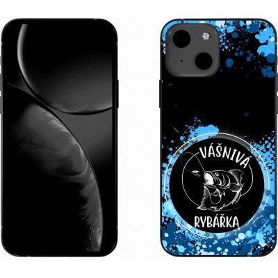 mmCase na iPhone 13 6.1 - vášnivá rybářka černé pozadí – Zboží Mobilmania