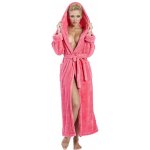 DKaren župan Diana růžový dlouhý s kapucí – Sleviste.cz