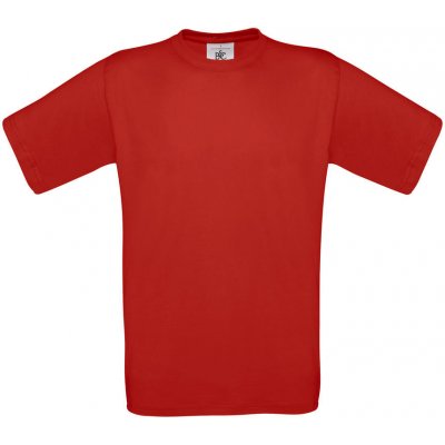 tričko B&C Exact 150 červené