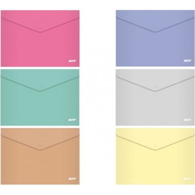 UNIPAP složka M druk A4 PP pastel mix 5370960 375476 – Zboží Živě