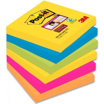 3M Silně lepicí bločky Post-it 76 x 76 mm, 6 x 90 l., kolekce Rio – Zbozi.Blesk.cz