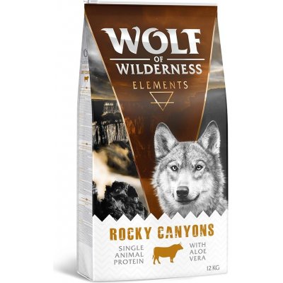 Wolf of Wilderness Rocky Canyons hovězí 2 x 12 kg