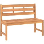 zahrada-XL Zahradní lavice 114 cm masivní teakové dřevo – Hledejceny.cz