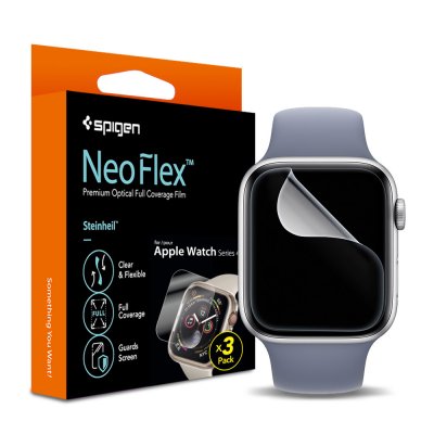 Spigen Film Neo Flex ochranná fólie pro Apple Watch 5 4 40 mm 061FL25575 – Zbozi.Blesk.cz