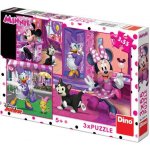 Dino DEN S MINNIE 3 x 55 dílků – Zboží Mobilmania