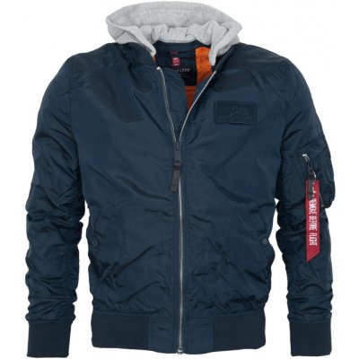 Bunda Alpha Industries MA-1 TT Hood BP Ref. rep. blue