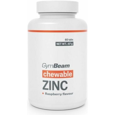 GymBeam Zinek tablety na cucání malina 60 tablet – Hledejceny.cz