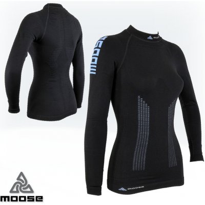 SPEED tee LSL WOMEN seamless polokompresní termoprádlo Moose modrá