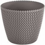 Prosperplast Květináč Splofy Šedý 19 cm – Sleviste.cz