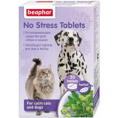 Beaphar No Stress Tablety pro psy a kočky 20 ks – Zbozi.Blesk.cz