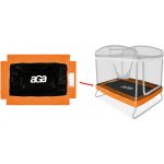 Aga Kryt pružin na obdélníkovou trampolínu 122x183 cm Oranžový – Zboží Dáma