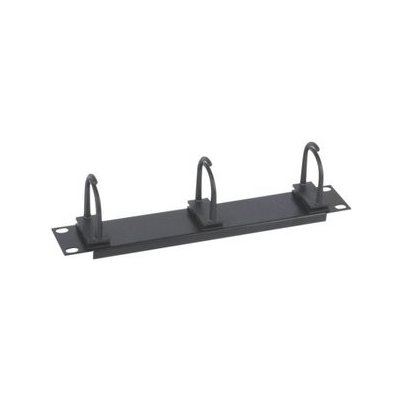 Vyvazovací panel XtendLan PP01-CB Vyvazovací panel, 10", 1U, 3x plastová úchytka PP01-CB – Hledejceny.cz