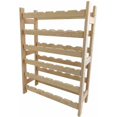 Krušnohorský nábytek Dřevěný stojan na víno V6X6 64 x 90 x 25 cm borovice – Zbozi.Blesk.cz