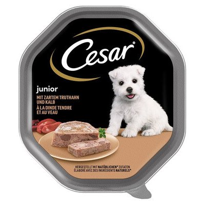 Cesar Junior Krůtí a telecí 150 g – Zboží Mobilmania