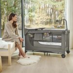 Kinderkraft Cestovní postýlka Joy 2 béžová – Zboží Dáma