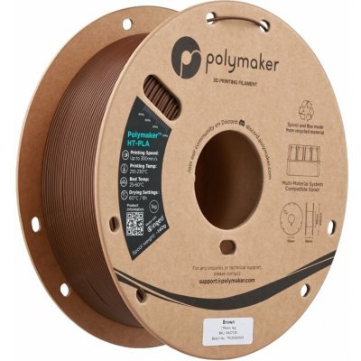 Polymaker HT-PLA hnědá 1,75mm 1kg – Zboží Živě