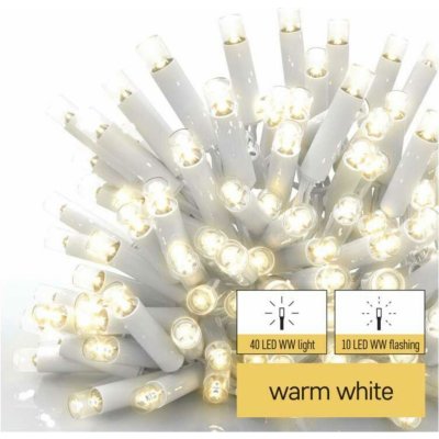 Emos D2CW04 LED spojovací řetěz blikající bílý rampouchy teplá bílá 3m – Zboží Mobilmania