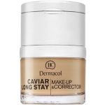 Dermacol Caviar Long Stay Make-Up & Corrector make-up s výtažky z kaviáru a zdokonalující korektor 1,5 Sand 30 ml – Zbozi.Blesk.cz