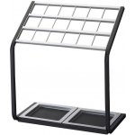 YAMAZAKI Stojan na deštníky X-Change 6295, obdélníkový, kov/plas, černý/stříbrný – Hledejceny.cz