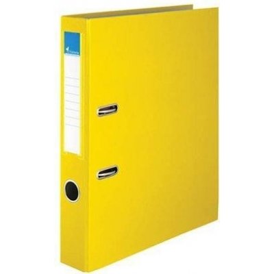 Victoria pákový pořadač Basic A4 5 cm karton žlutý – Zboží Živě