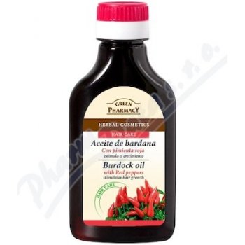 Green Pharmacy Hair Care Red Peppers lopuchový olej pro stimulaci růstu vlasů 100 ml