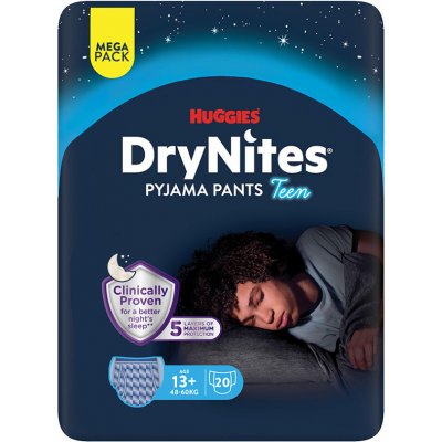 DryNites natah.kalhot.chlapci 13+let/48-60kg/20ks – Sleviste.cz