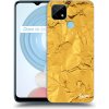 Pouzdro a kryt na mobilní telefon Realme Pouzdro Picasee silikonové Realme C21Y - Gold čiré