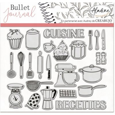 Aladine Diářová razítka Bullet journal Kuchařka – Sleviste.cz