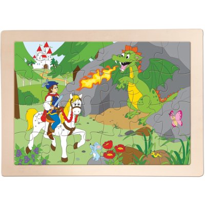 Woody puzzle Princ Bajaja 24 dílků – Zboží Mobilmania