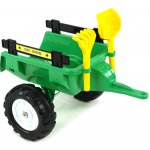 andos Dvoukolový vlek za dětský traktor, střední, zelený – Zboží Dáma