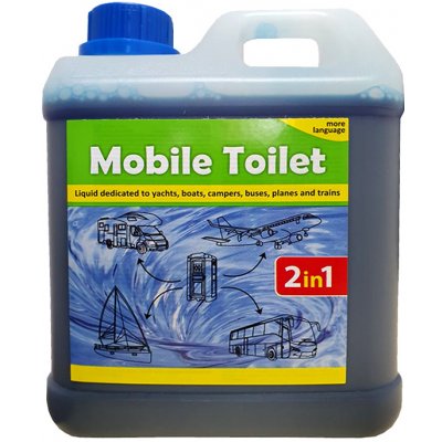 AgaChem Chemie pro mobilní a suché toalety 2v1 2l – Zboží Dáma
