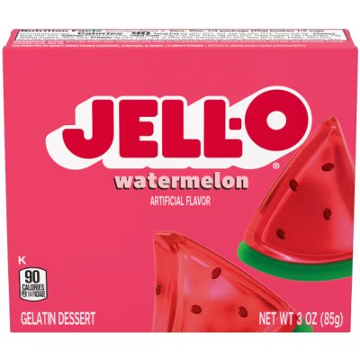 Jell-O instantní želatina s melounovou příchutí 85 g – Zboží Dáma