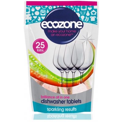 Ecozone Brilliance tablety do myčky vše v jednom 25 ks