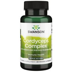 Swanson Cordyceps Complex 60 kapslí