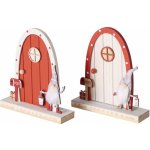 Boltze Dekorativní objekt dveře se skřítkem Snorre různé druhy 20 x 18 x 5 cm, 1 – Hledejceny.cz