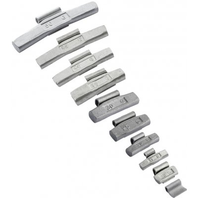 Fivestars 30-05-93, sada ocelových závaží pro vyvažování plechových disků 5-50 g | Zboží Auto