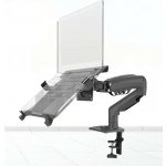 North Bayou F80-FP Stolní stojan na monitory 10''–17'' s držákem na notebook nosnost 2–9 kg – Sleviste.cz