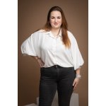 Oversize košile JENY bílá – Zboží Dáma